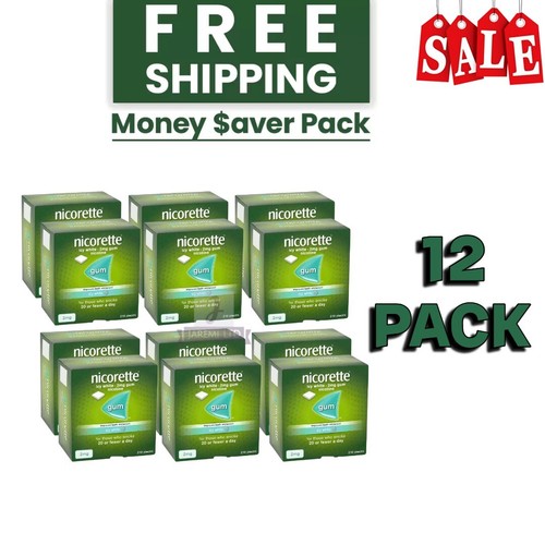 Pack nicorette gum - 12, icy